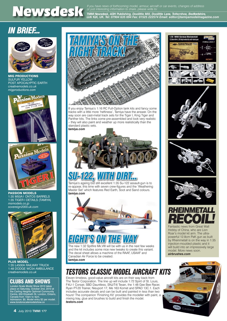 Tamiya Model Magazine Preview Pages