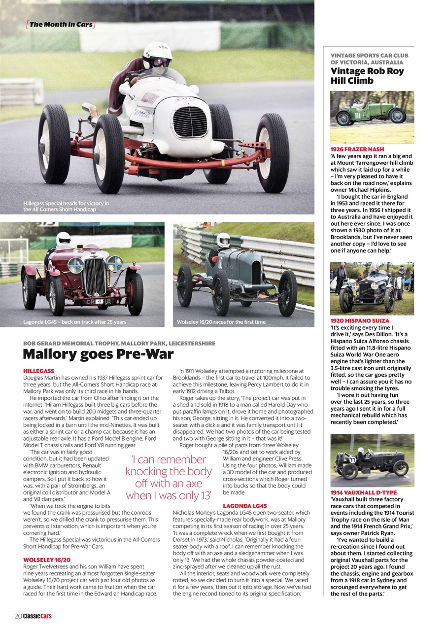 Classic Cars Preview Pages