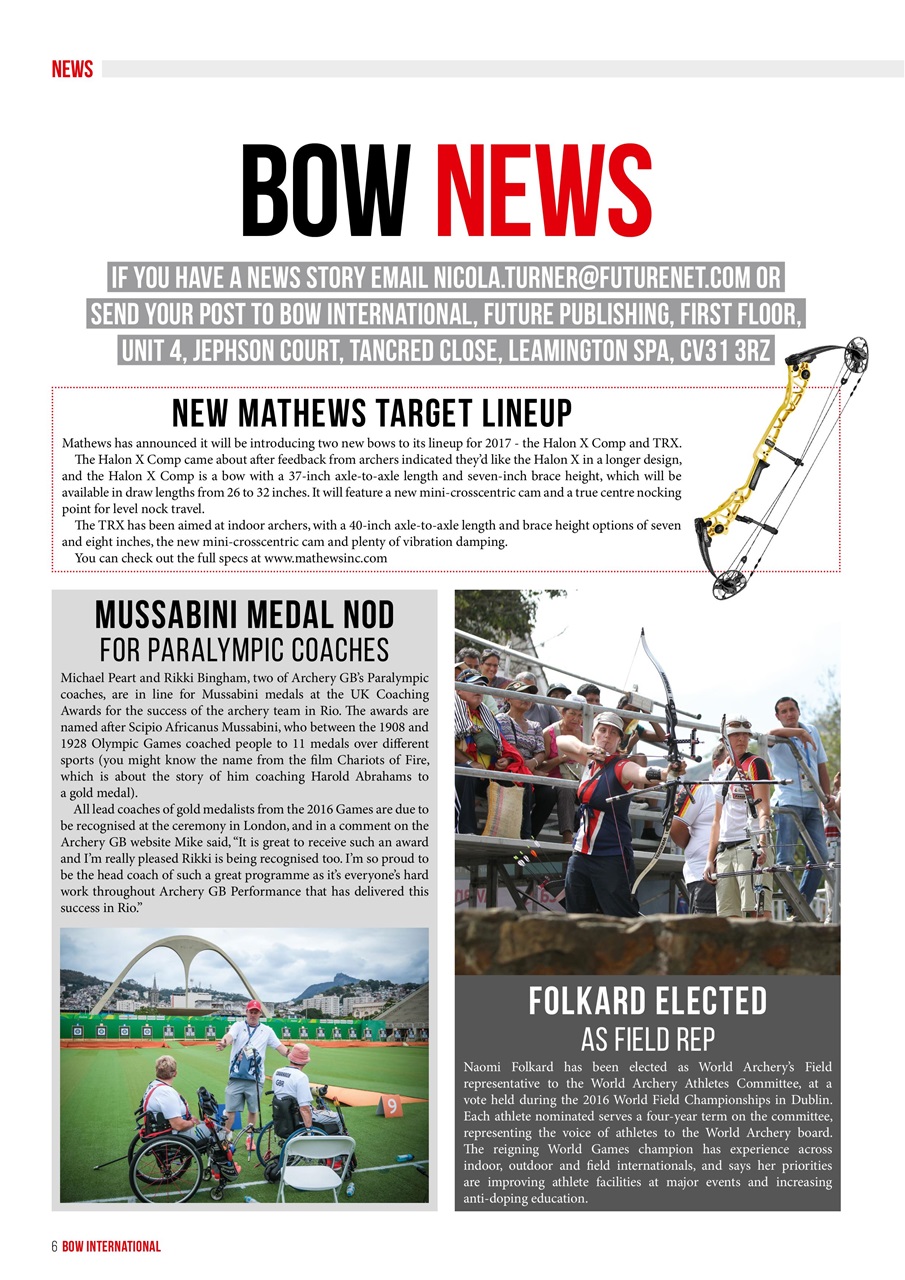 Bow International Preview Pages