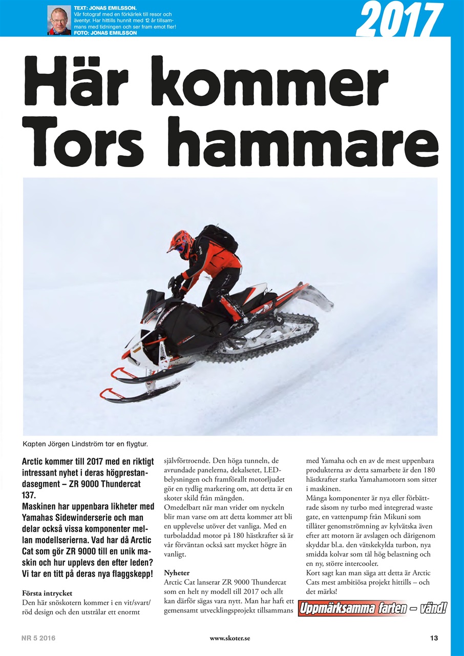 Tidningen Snöskoter Preview Pages
