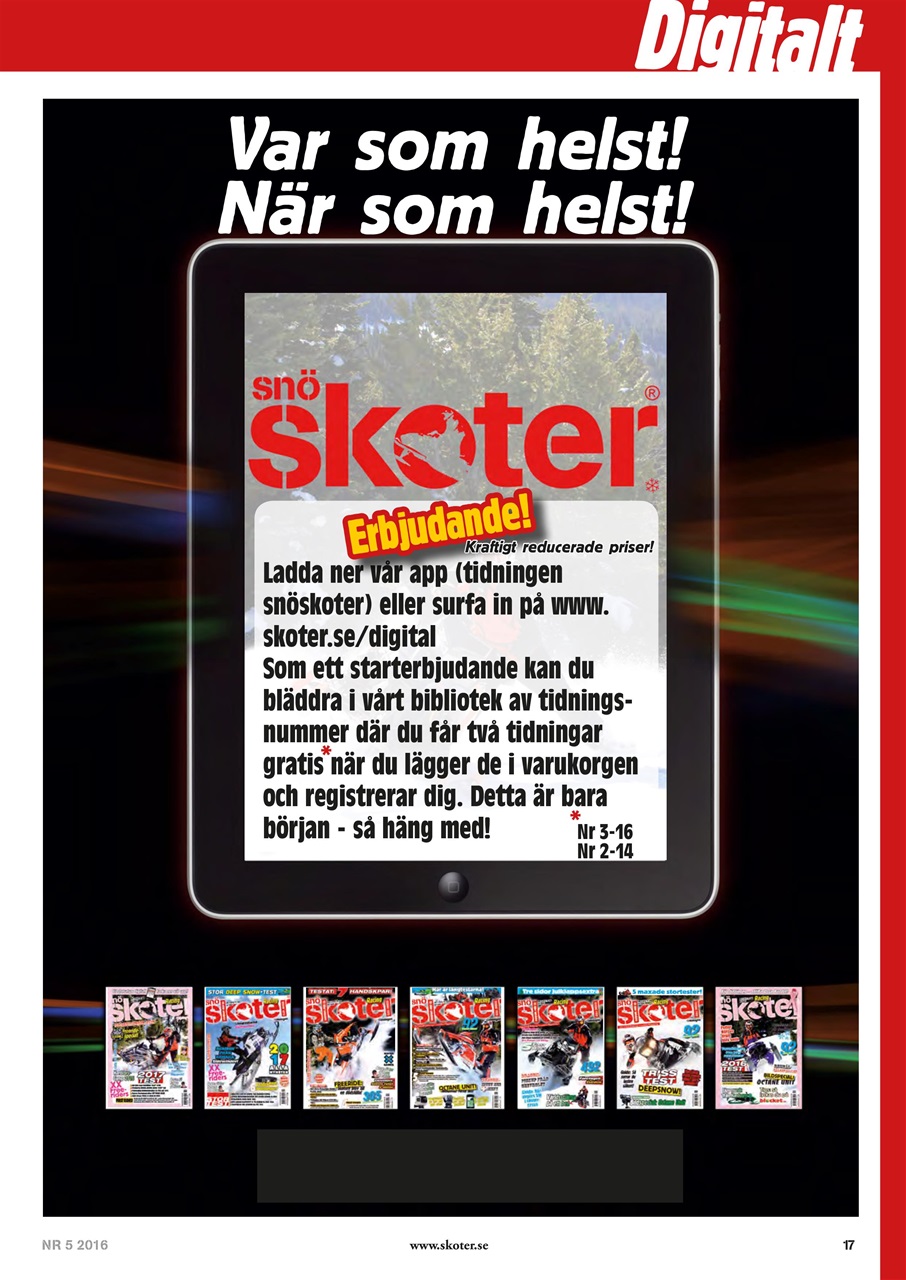 Tidningen Snöskoter Preview Pages