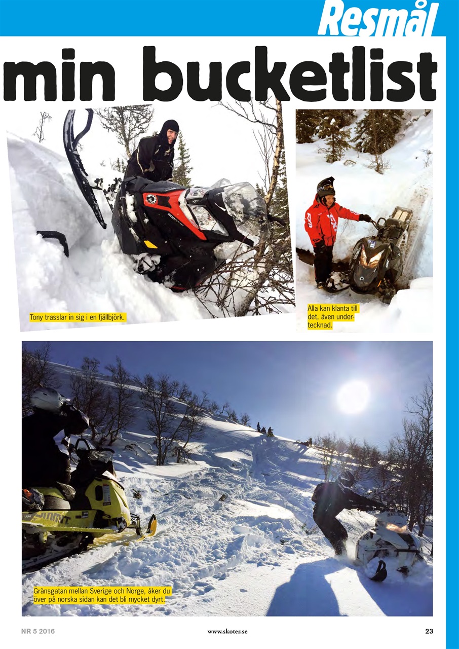 Tidningen Snöskoter Preview Pages