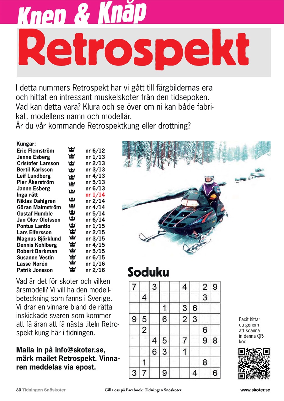 Tidningen Snöskoter Preview Pages