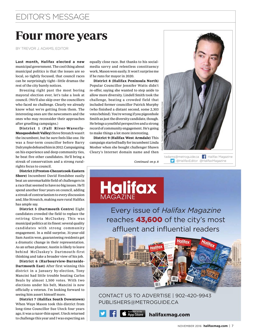 Halifax Magazine Preview Pages