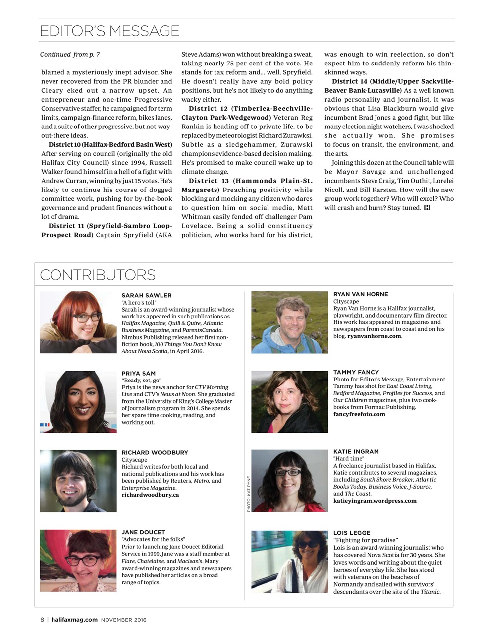 Halifax Magazine Preview Pages