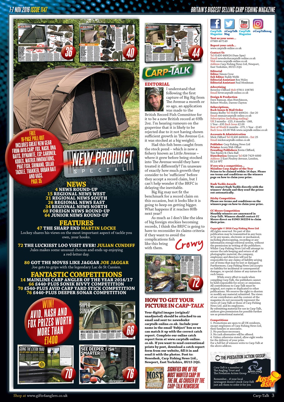 Carp-Talk Preview Pages