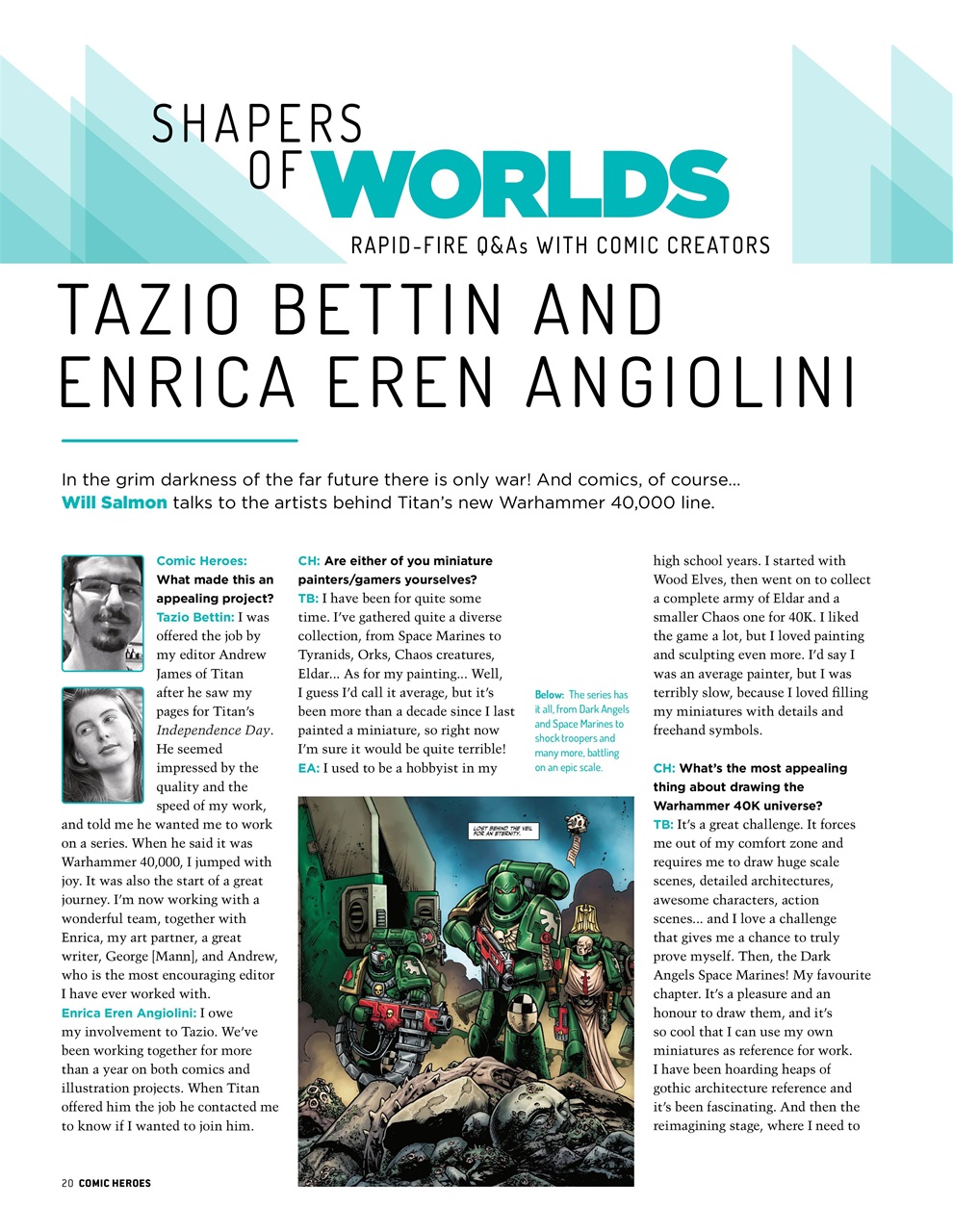 Comic Heroes Preview Pages