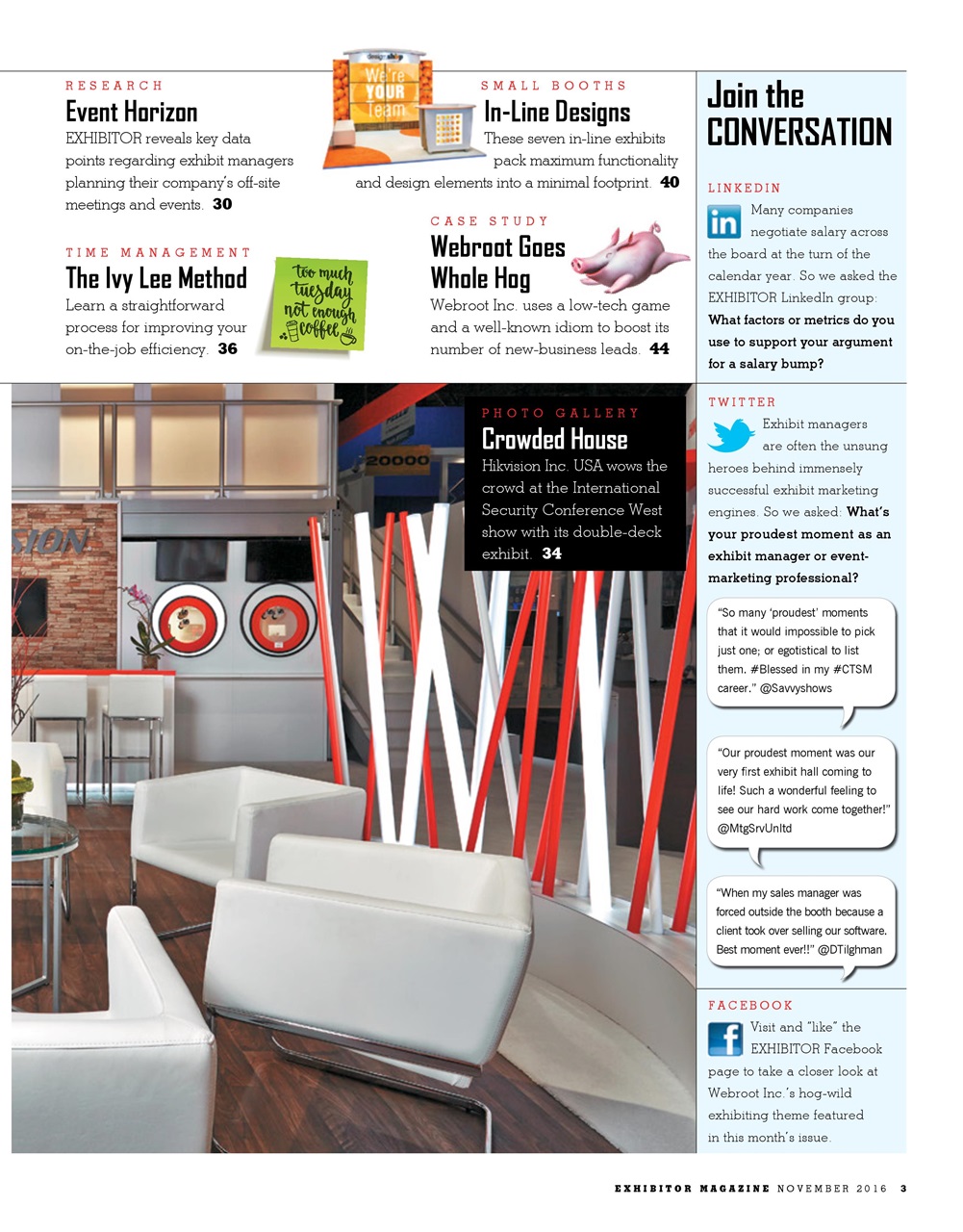 EXHIBITOR Magazine Preview Pages