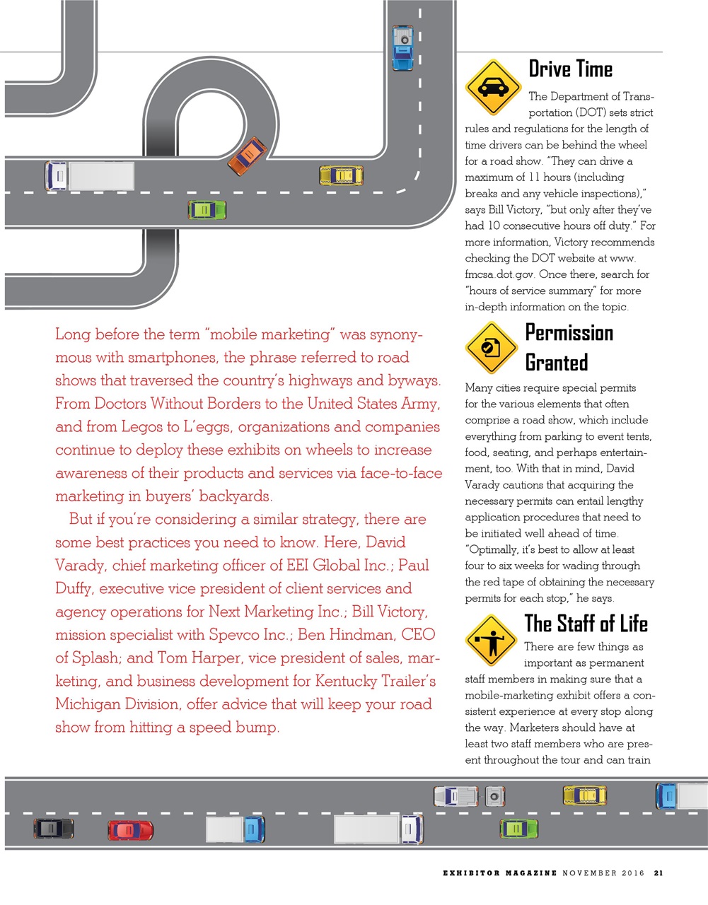 EXHIBITOR Magazine Preview Pages