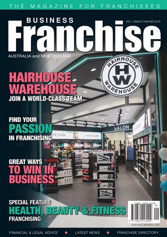 Business Franchise Australia&NZ issue Nov/Dec 2016