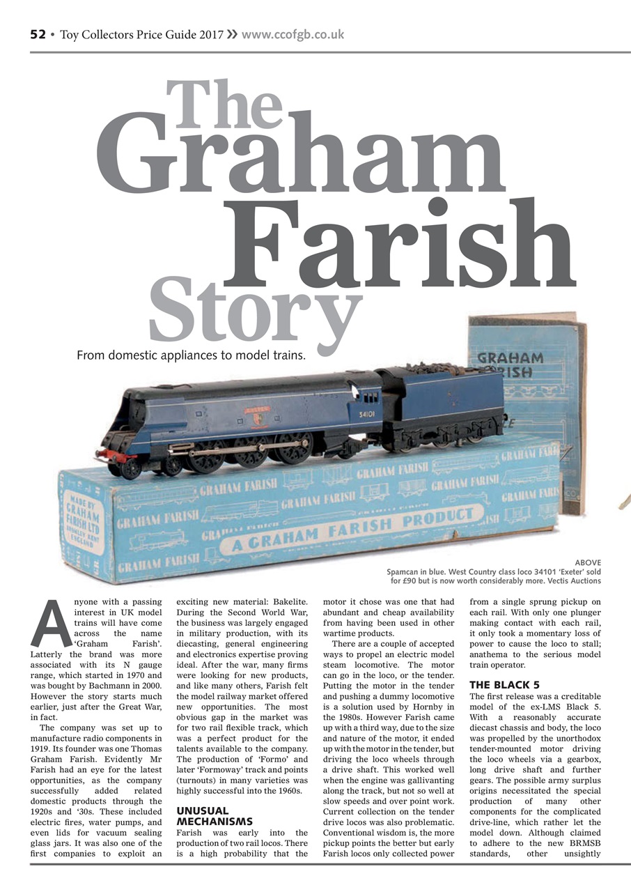 Toy Collectors Price Guide Preview Pages