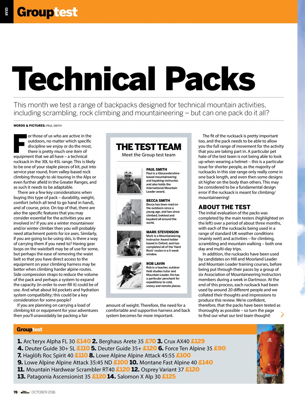 Trek & Mountain Magazine Preview Pages