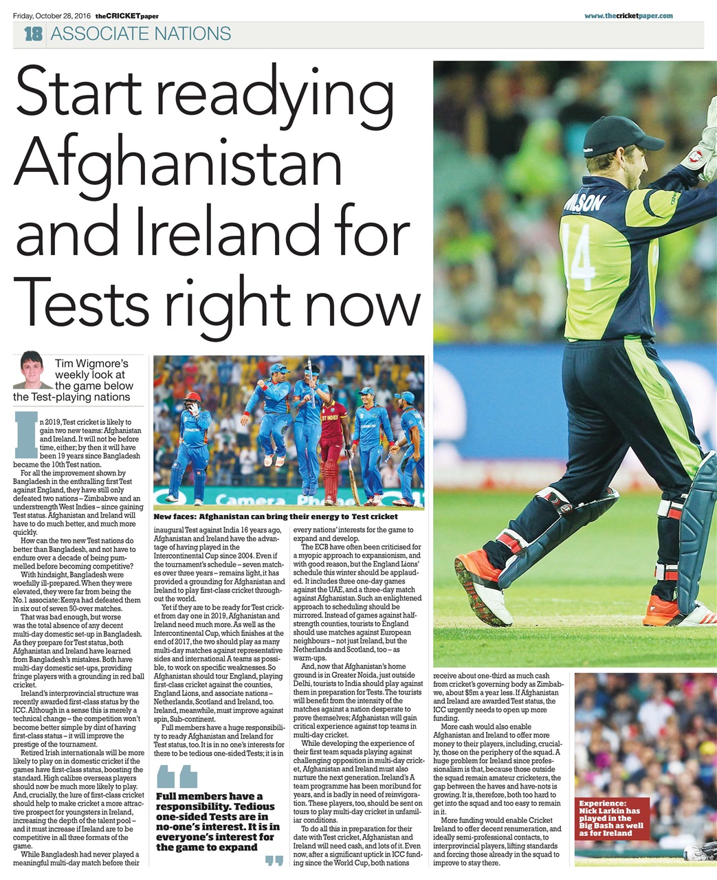 The Cricket Paper Preview Pages