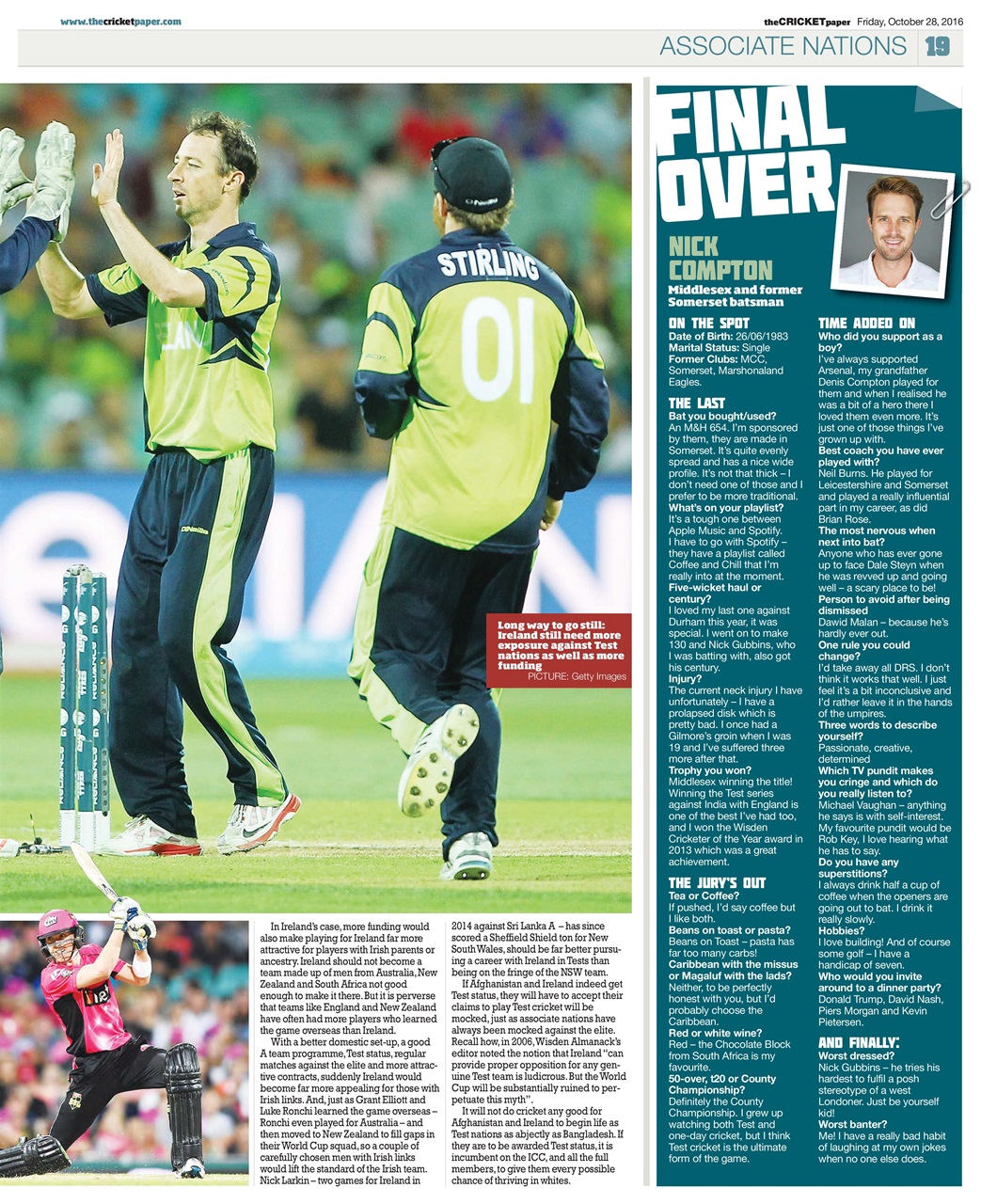 The Cricket Paper Preview Pages