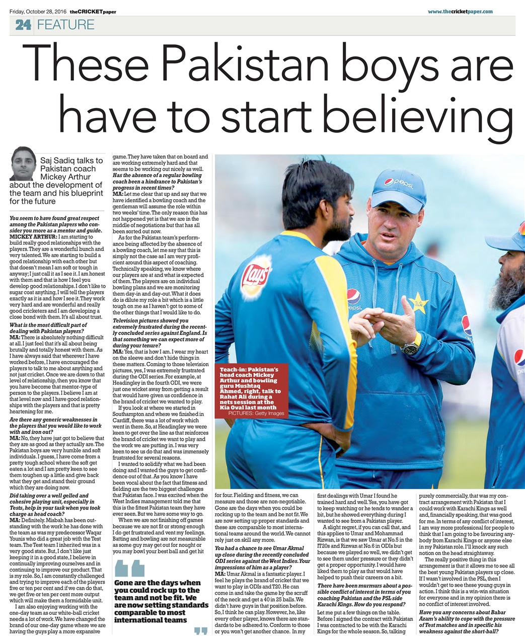The Cricket Paper Preview Pages