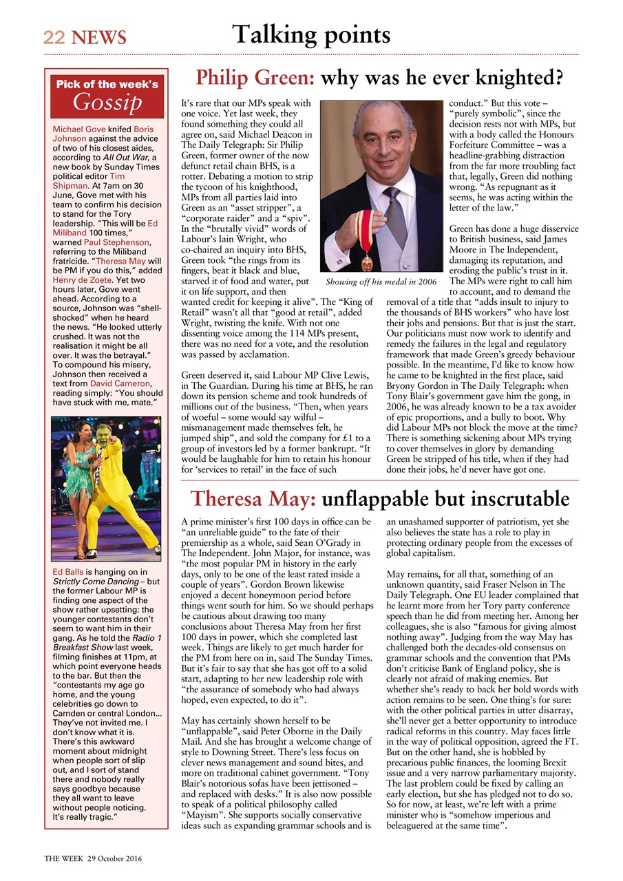 The Week Preview Pages