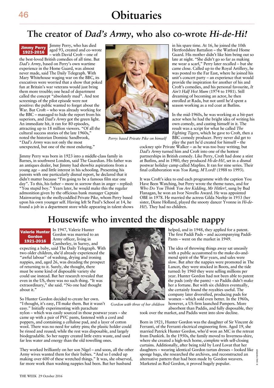 The Week Preview Pages