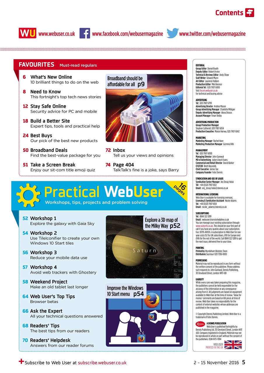 Webuser Preview Pages