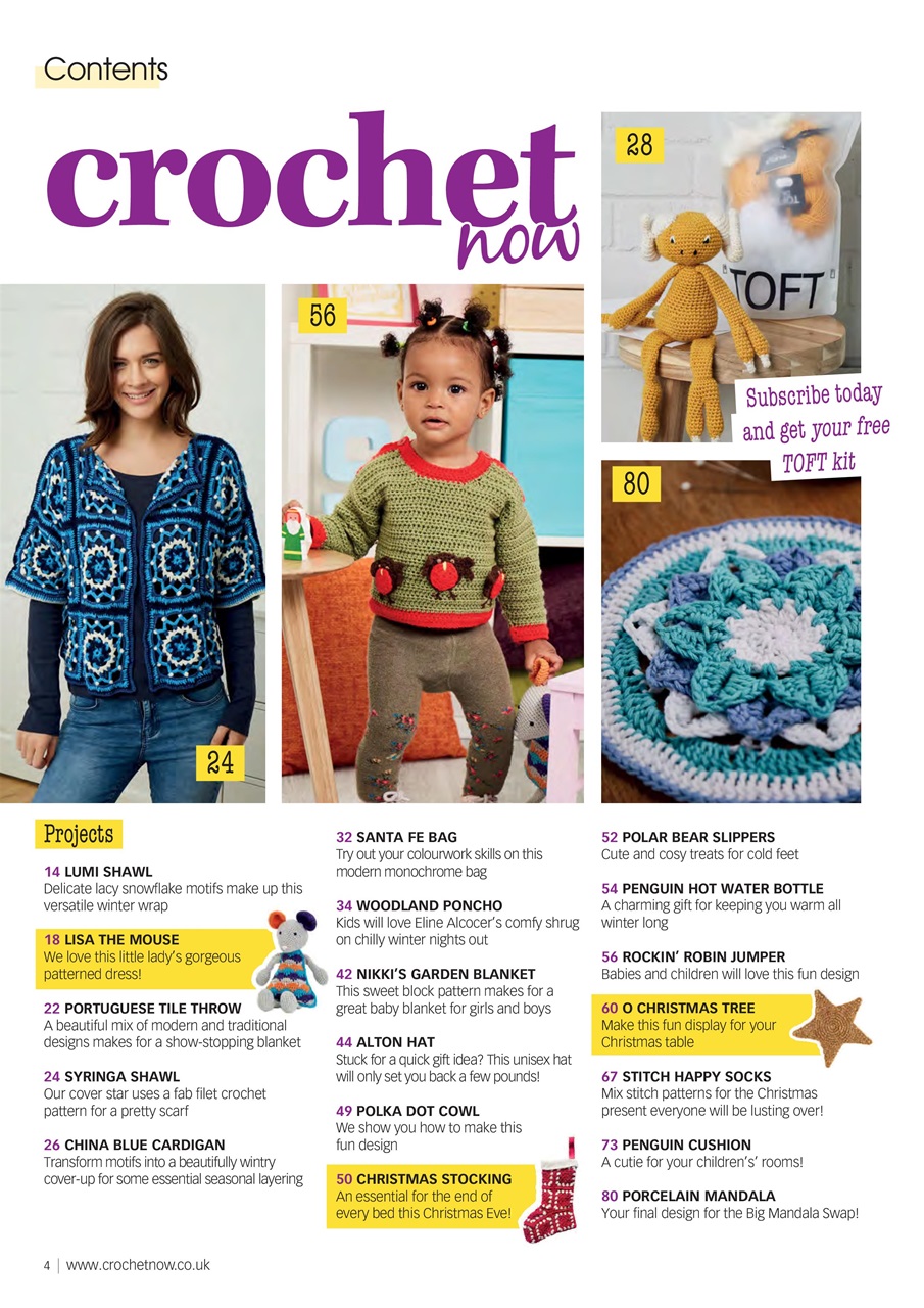 Crochet Now Magazine Preview Pages