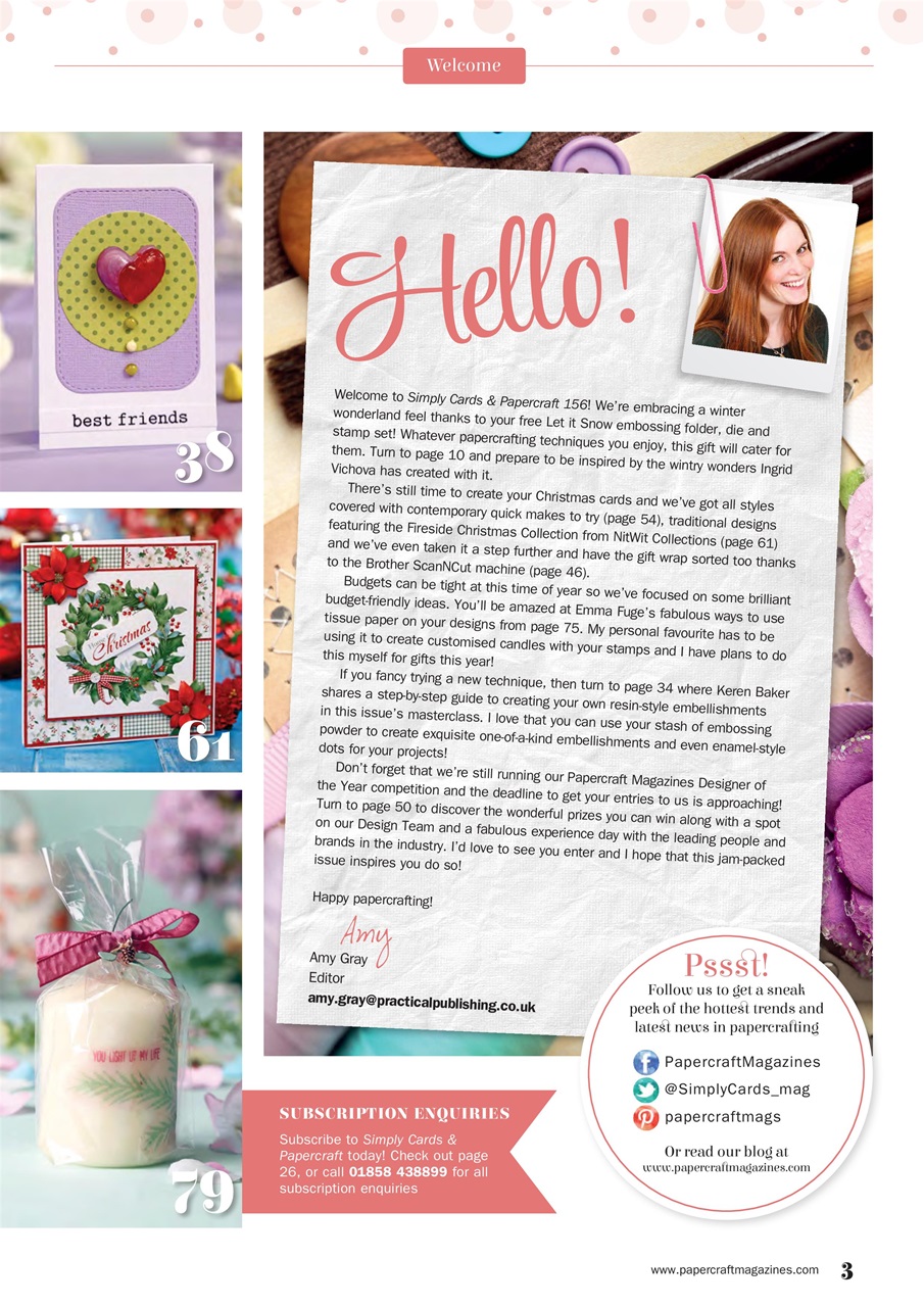 Simply Cards & Papercraft Preview Pages