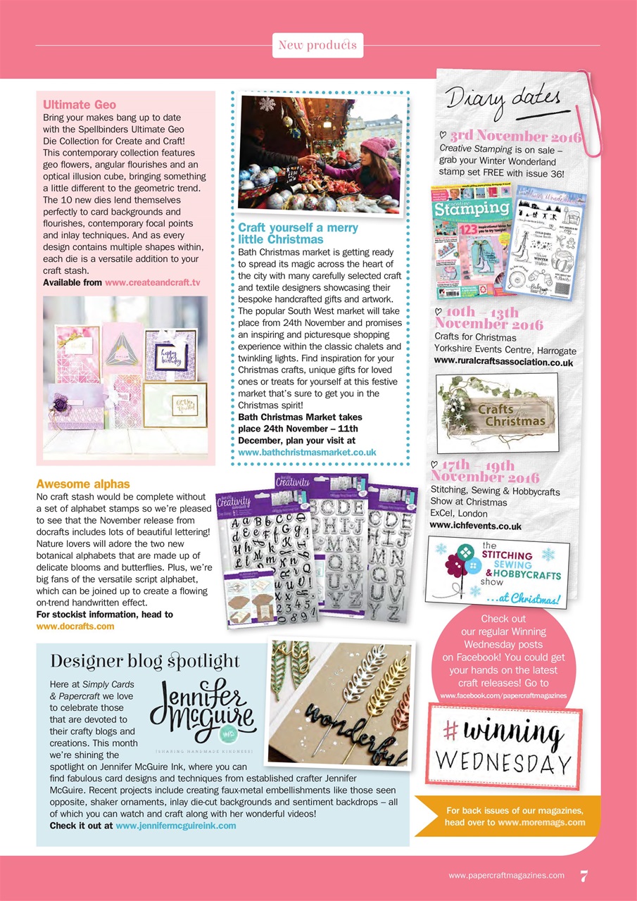 Simply Cards & Papercraft Preview Pages