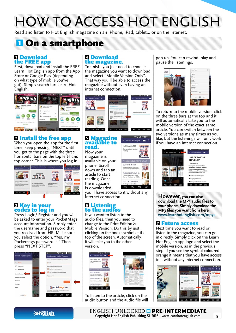 Learn Hot English Preview Pages