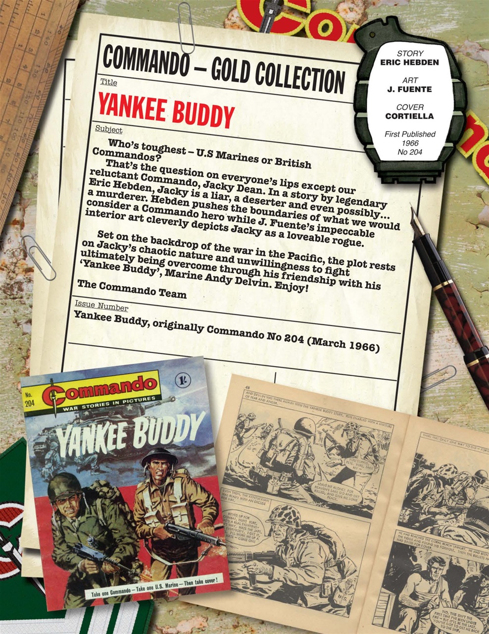 Commando Preview Pages