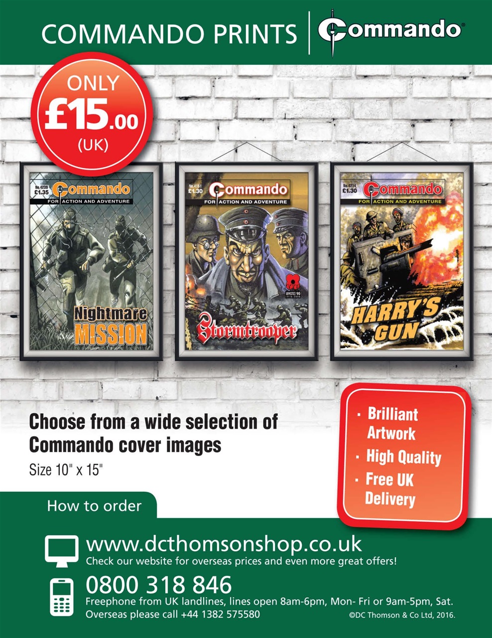 Commando Preview Pages