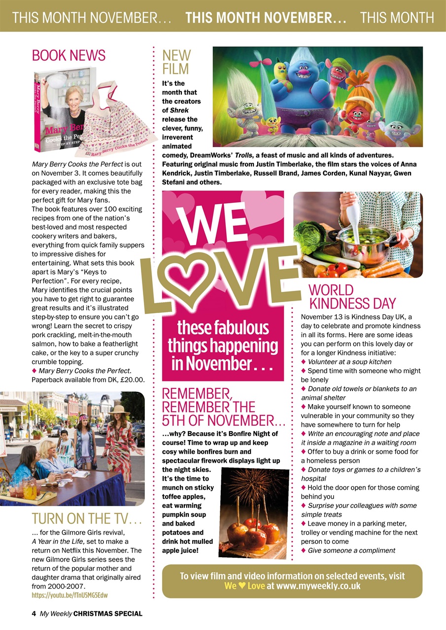 My Weekly Special Preview Pages