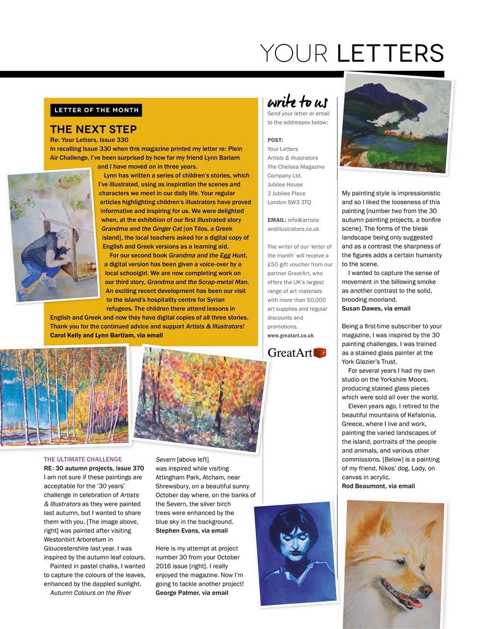 Artists & Illustrators Preview Pages