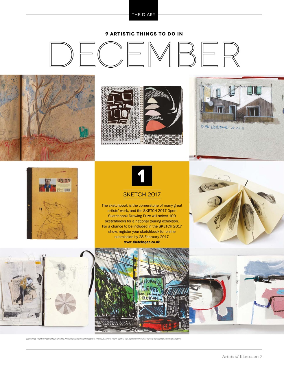 Artists & Illustrators Preview Pages