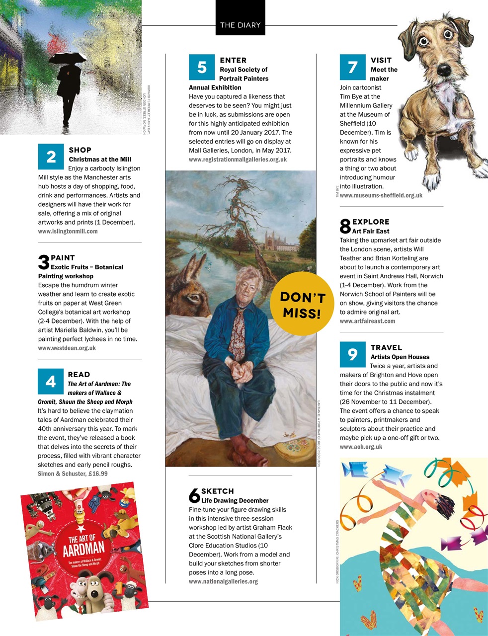 Artists & Illustrators Preview Pages