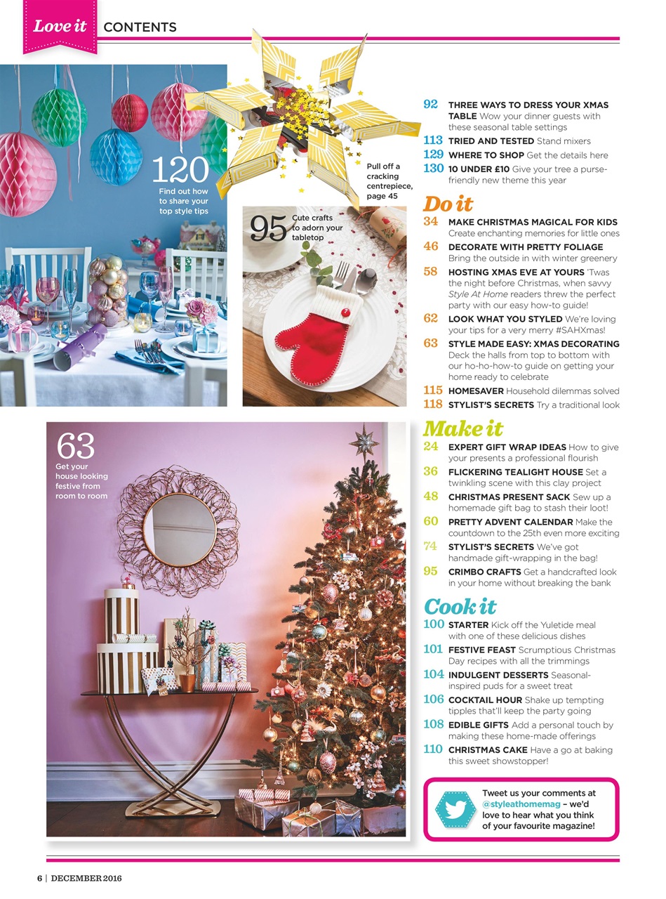 Style at Home Preview Pages