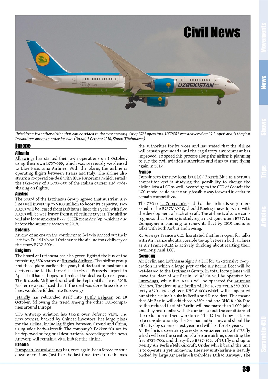 Scramble Magazine Preview Pages