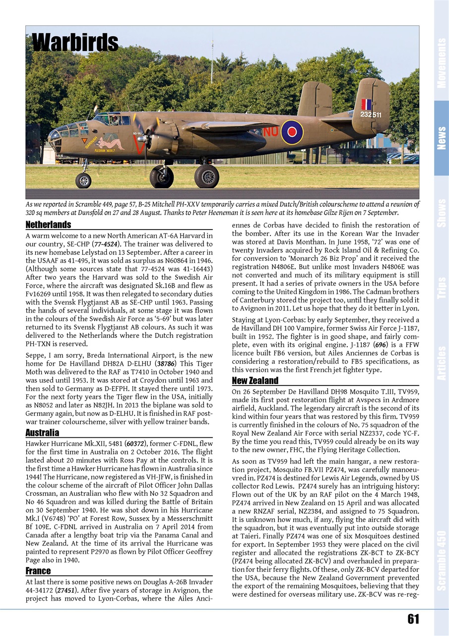 Scramble Magazine Preview Pages