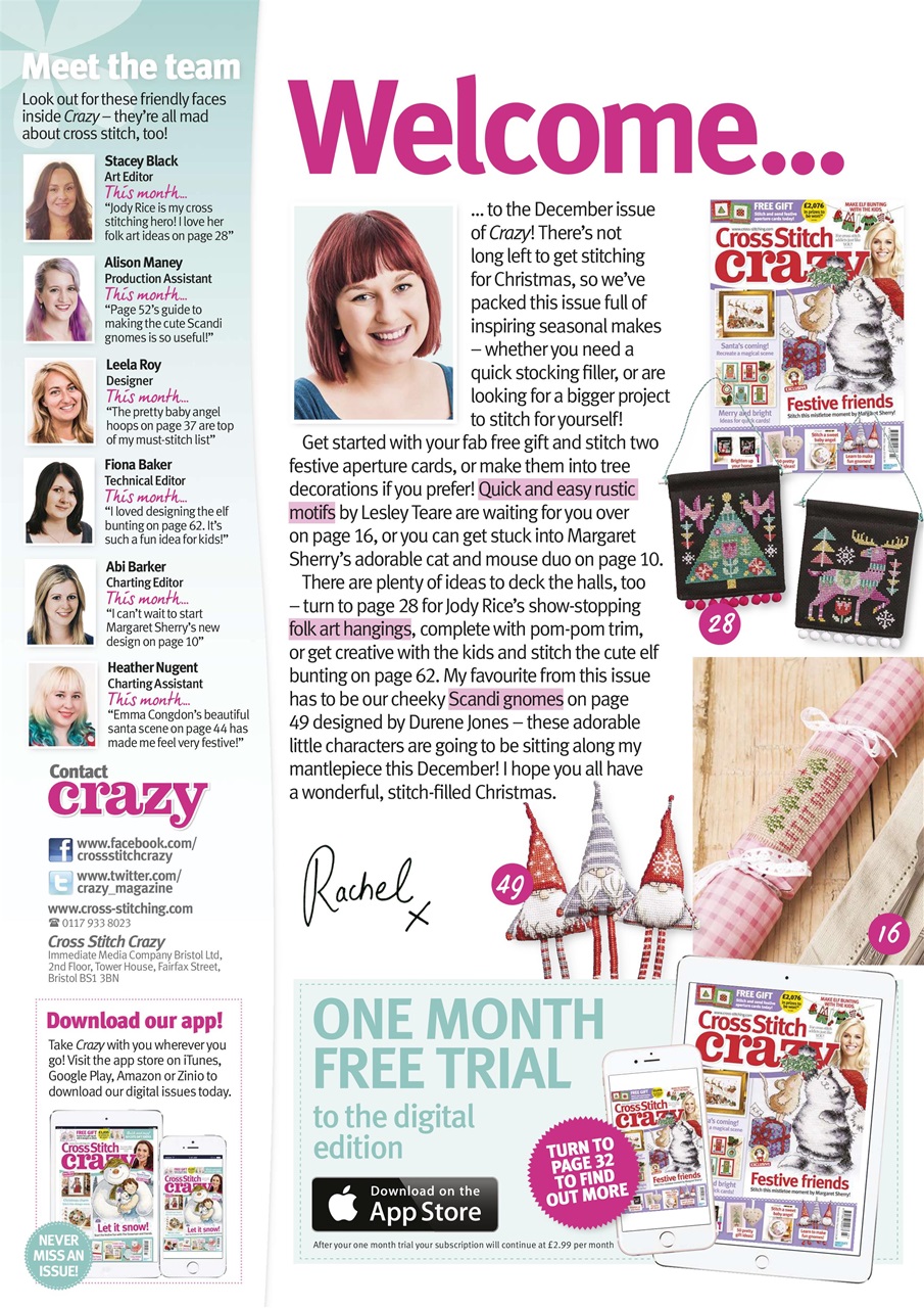 Cross Stitch Crazy Preview Pages