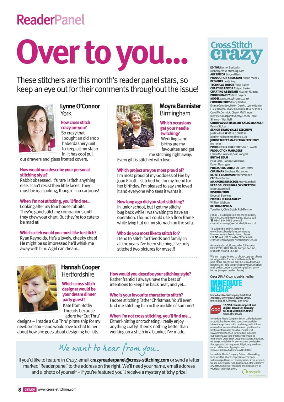 Cross Stitch Crazy Preview Pages