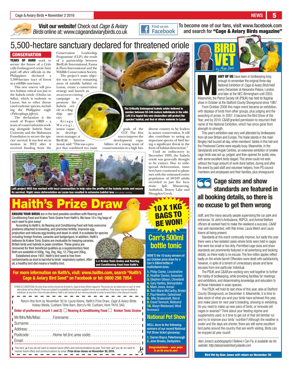 Cage & Aviary Birds Preview Pages