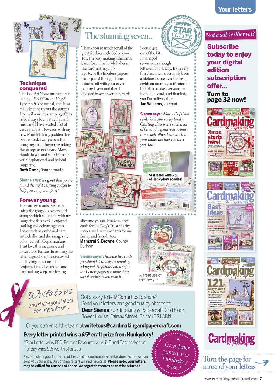 Cardmaking & Papercraft Preview Pages