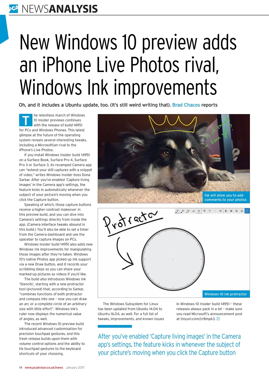 Tech Advisor Preview Pages