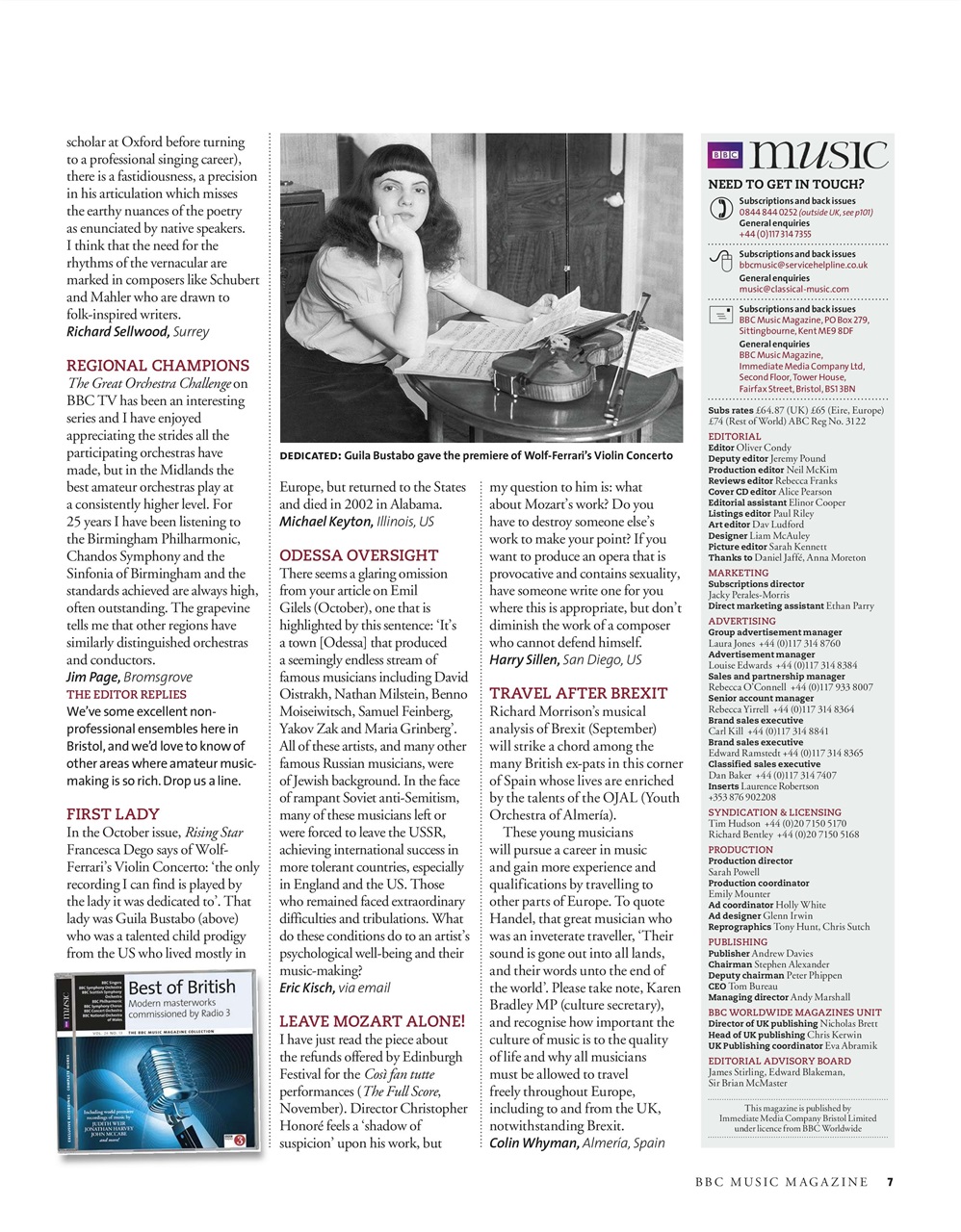 BBC Music Magazine Preview Pages