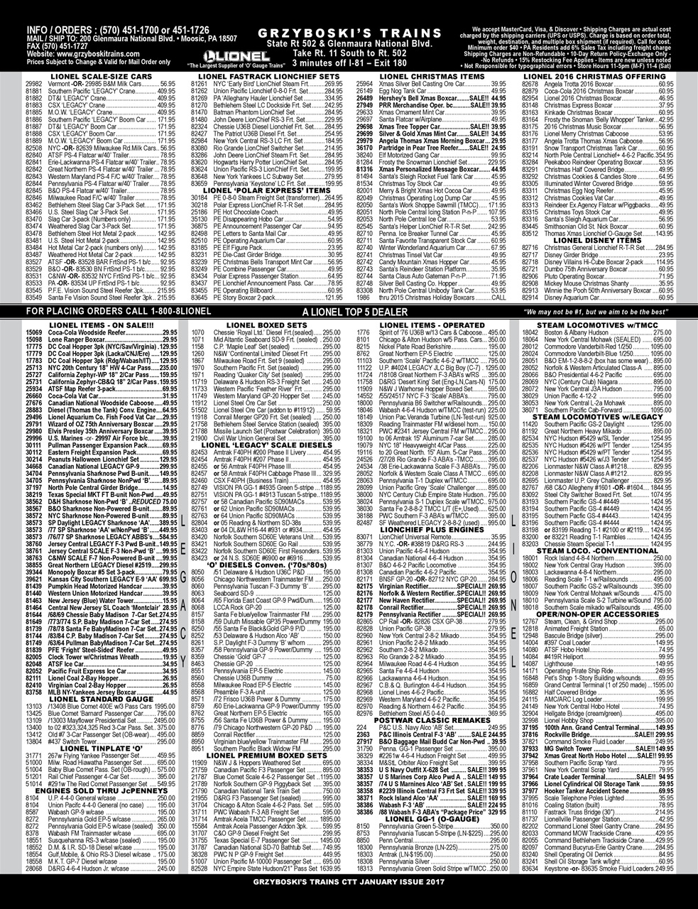 Classic Toy Trains Preview Pages