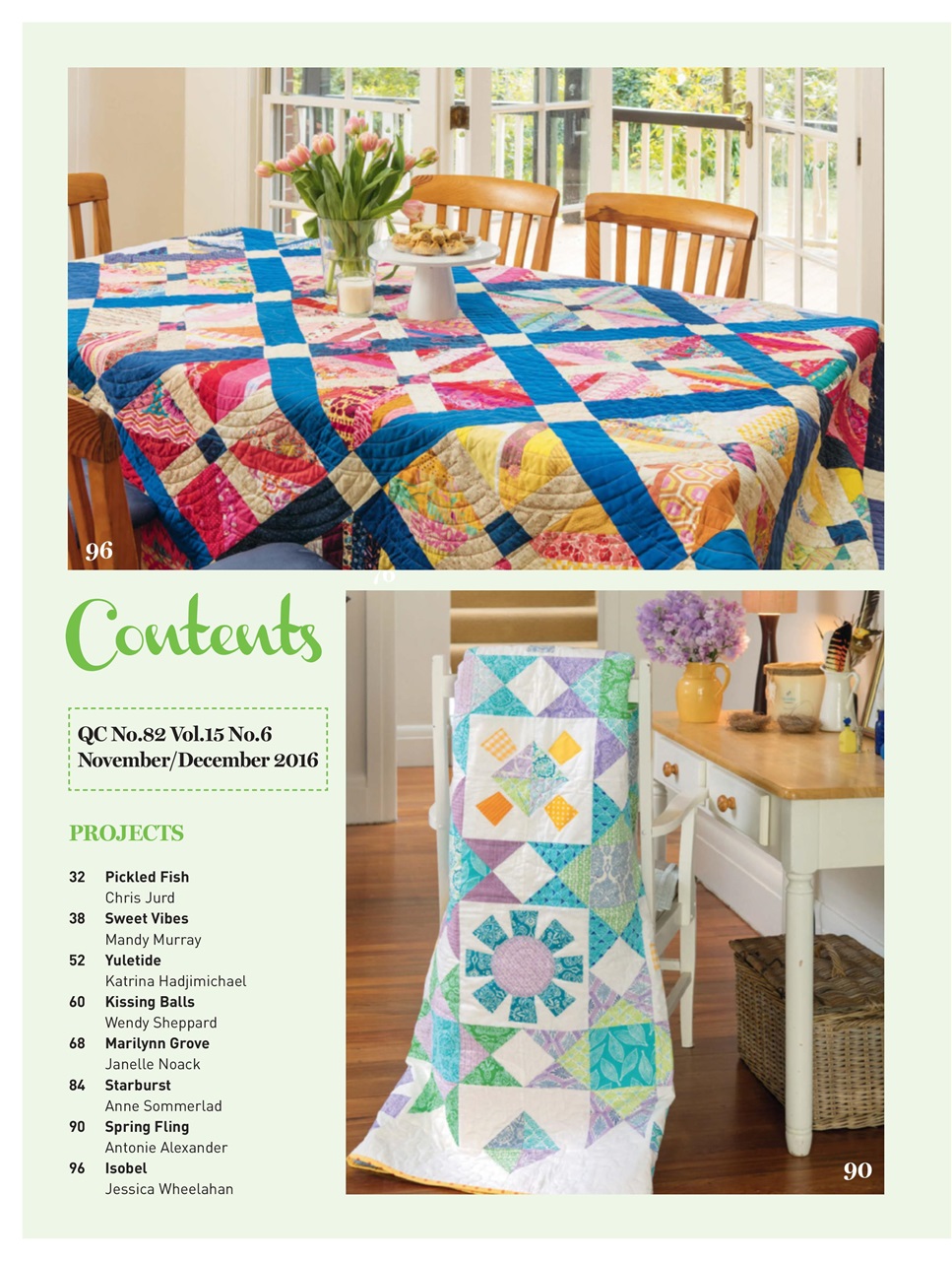 Quilters Companion Preview Pages