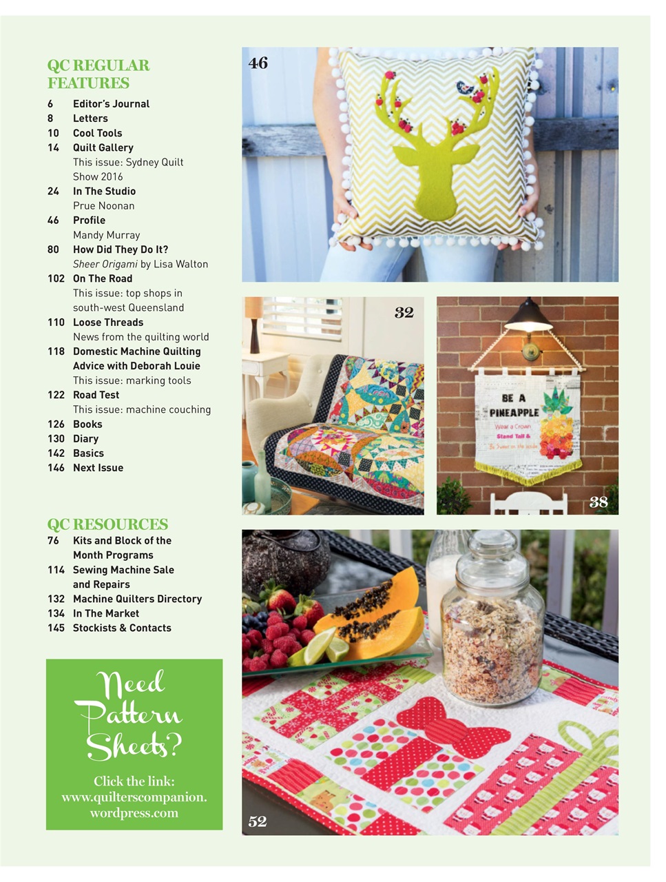 Quilters Companion Preview Pages