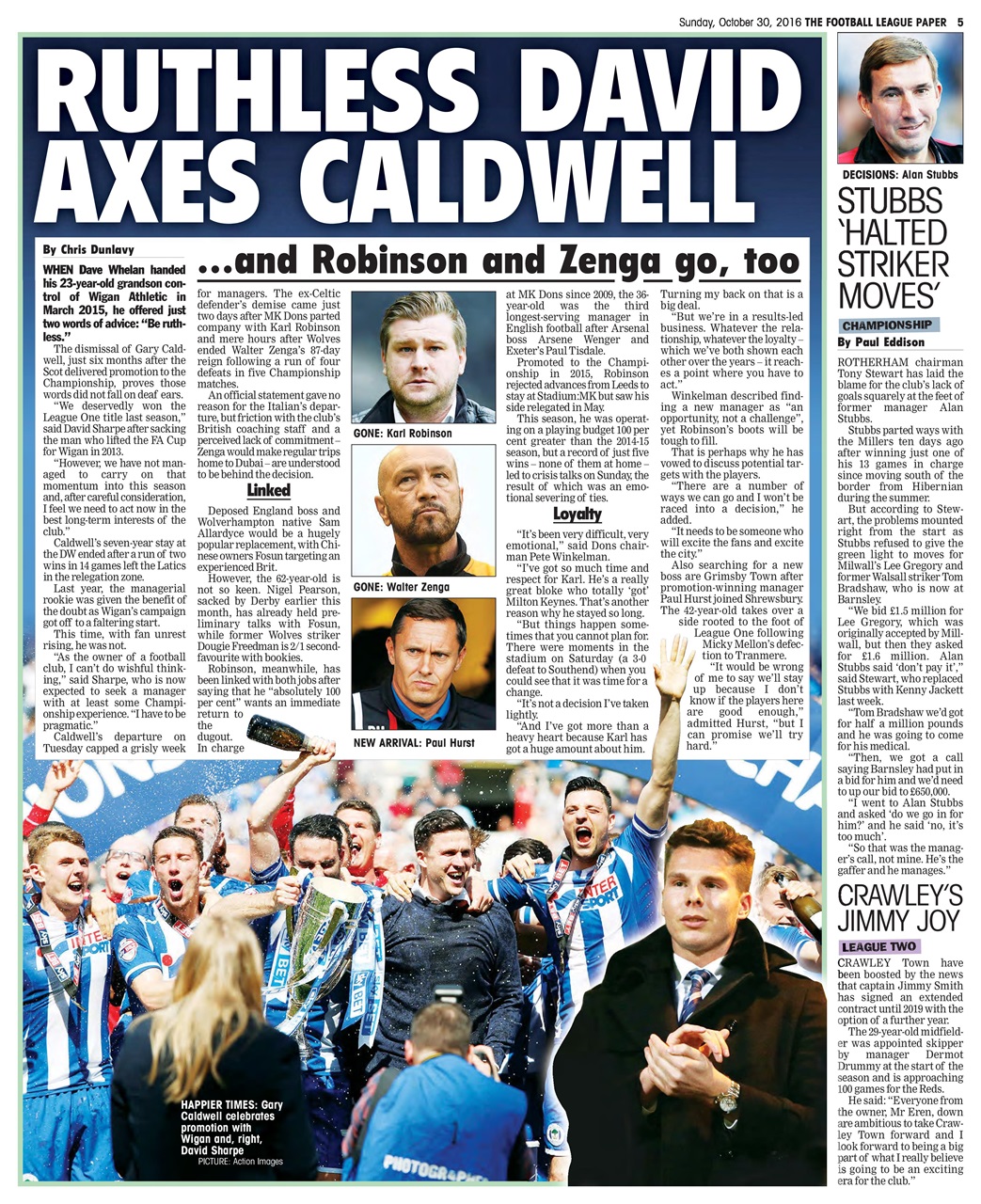 The Football League Paper Preview Pages