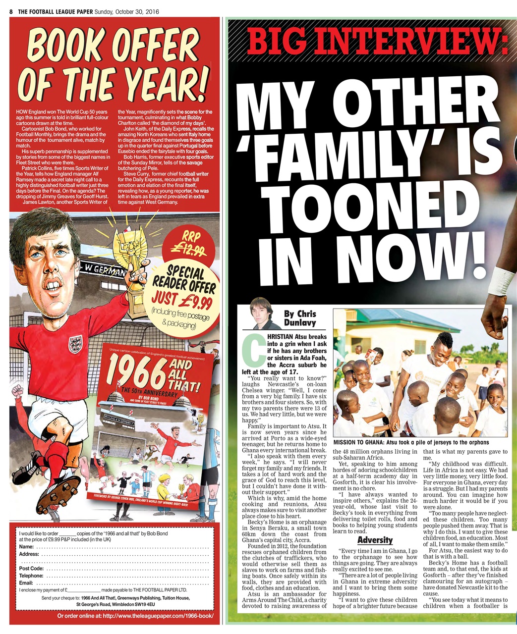 The Football League Paper Preview Pages