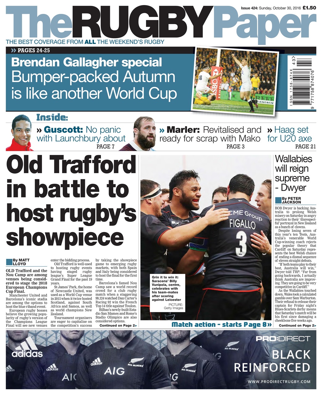 The Rugby Paper Preview Pages