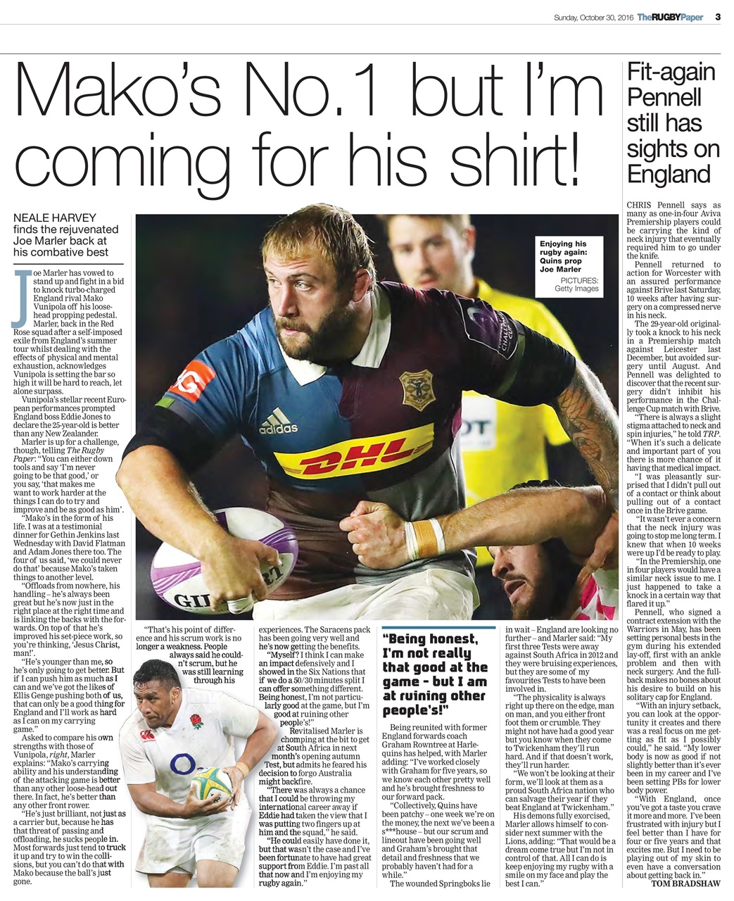 The Rugby Paper Preview Pages