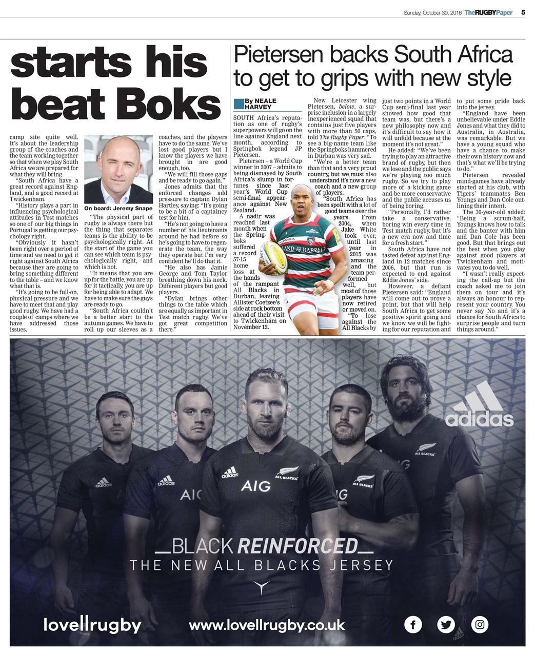 The Rugby Paper Preview Pages