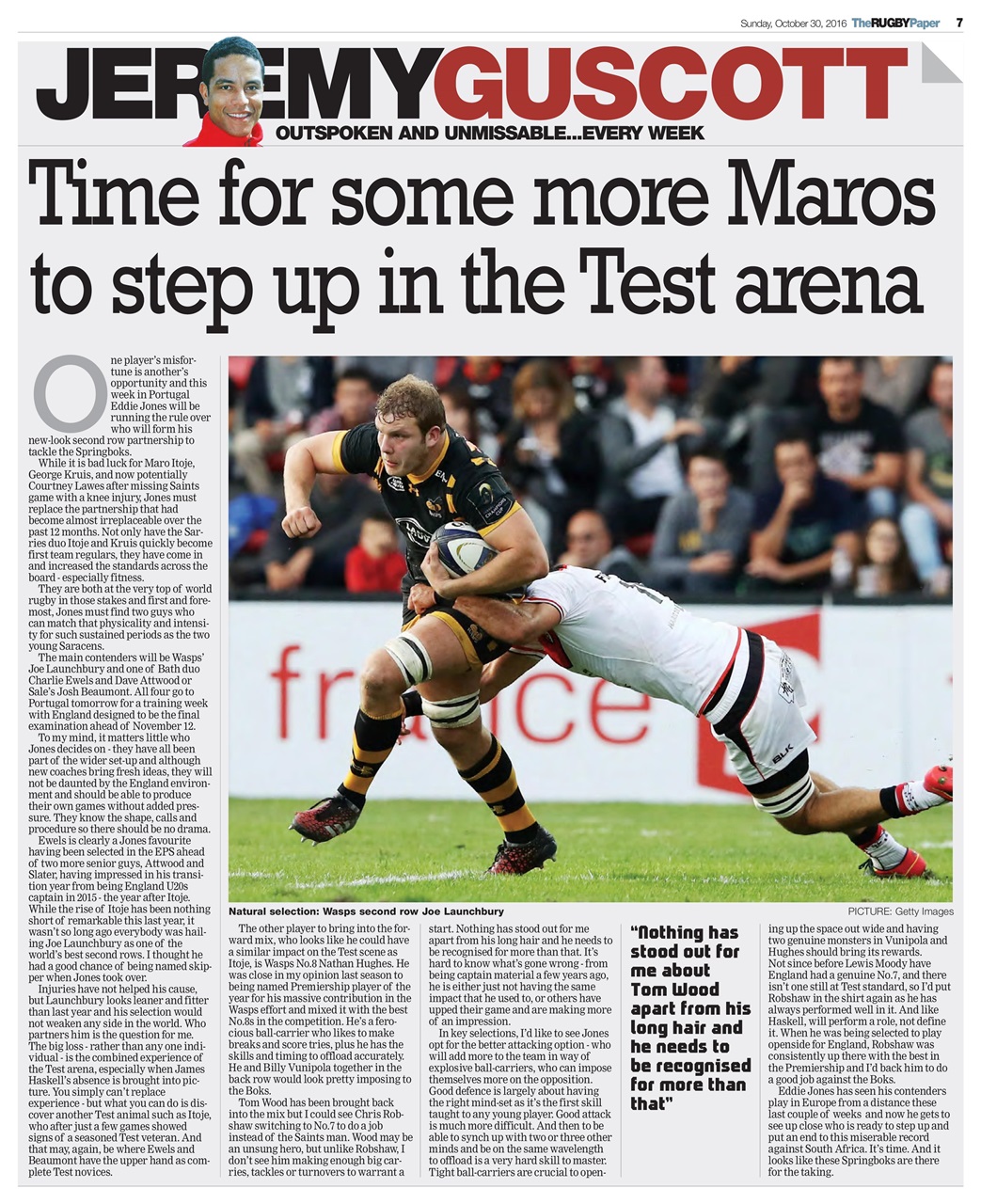 The Rugby Paper Preview Pages